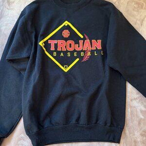 Hanes USC Trojan Baseball Crewneck Sweatshirt